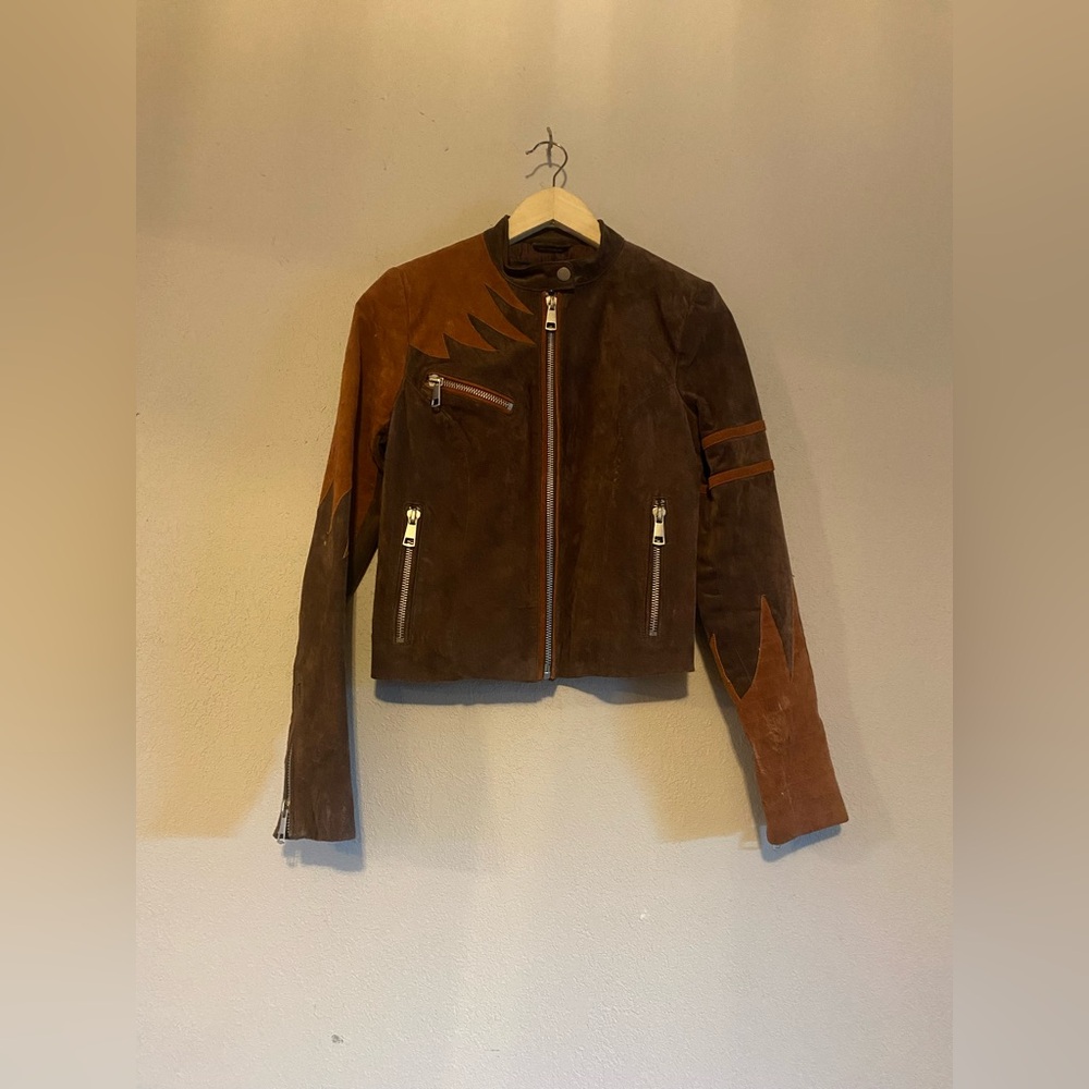 Bagatelle Two-Tone Leather Jacket